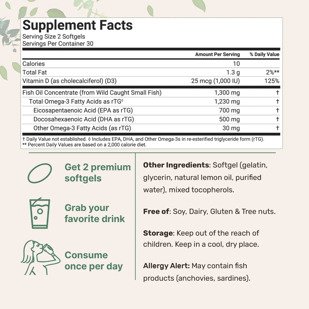 Omega-3 Complex - Reduce Inflammation & Heart Support