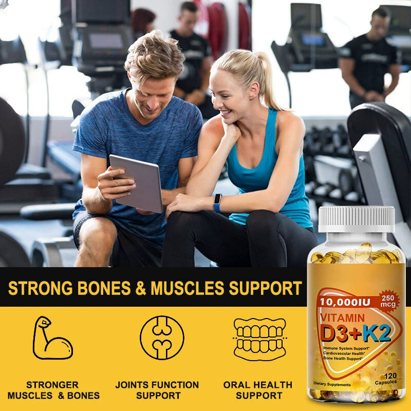 Vitamin D3K2: Better Calcium Absorption For Bone Strength & Immunity