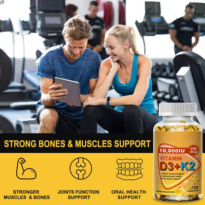 Vitamin D3K2: Better Calcium Absorption For Bone Strength & Immunity